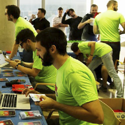 Camisetas staff Ruby Conference