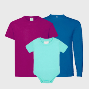 Catálogo completo de camisetas infantiles