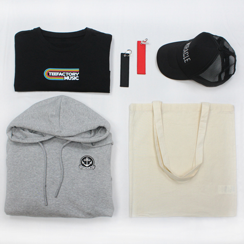 Merchandising para grupos de música